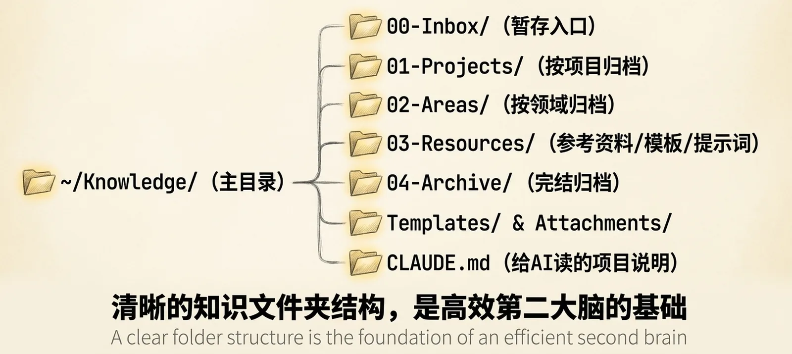 个人知识树示意图