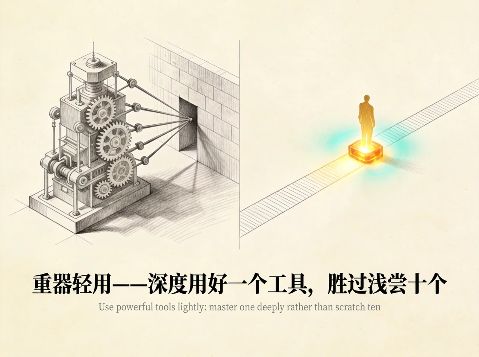 工具堆积vs最短闭环