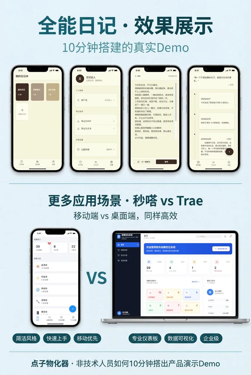 目标产出示例